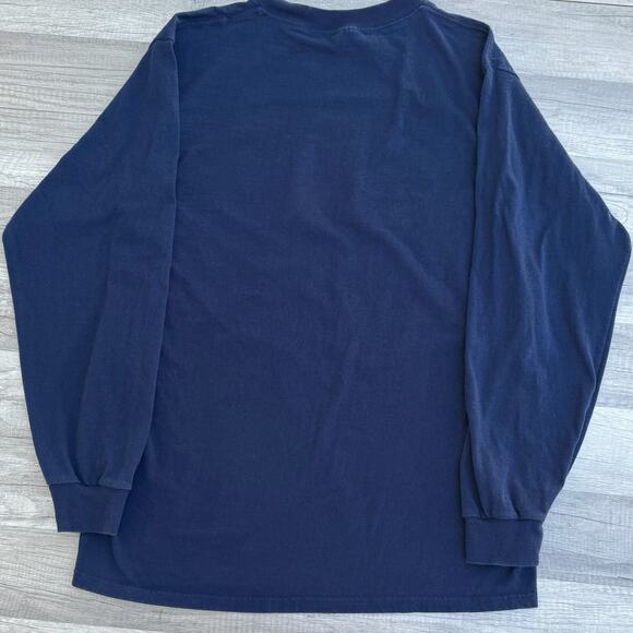 Vintage Tultex USA Graphic Long Sleeve T-Shirt Large Flag 4 th of July Large - Picture 2 of 7